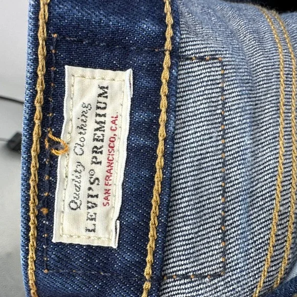 Levi's Premium Denim Ribcage Boot‎ Jeans Sz 24 Boot Cut